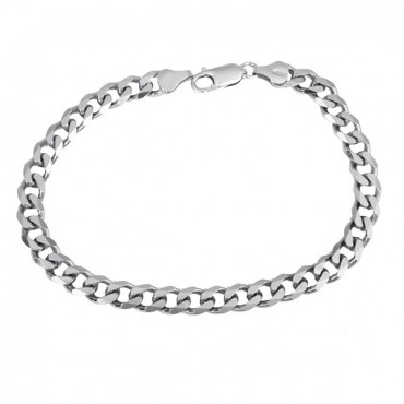 Ασημένια ανδρική αλυσίδα για το χέρι