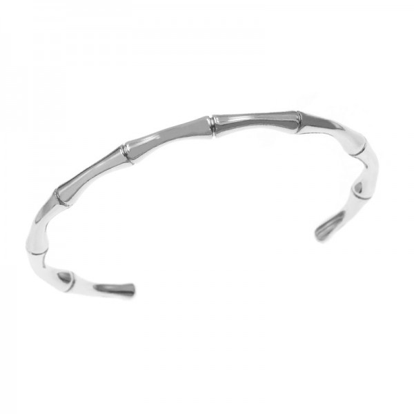 Ατσάλινο βραχιόλι-χειροπέδα με σχέδιο αρθρώσεις