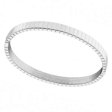 Ατσάλινο βραχιόλι-χειροπέδα τύπου μπρασελέ 