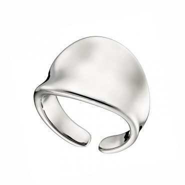 Ατσάλινο δαχτυλίδι με ακανόνιστο σχήμα 