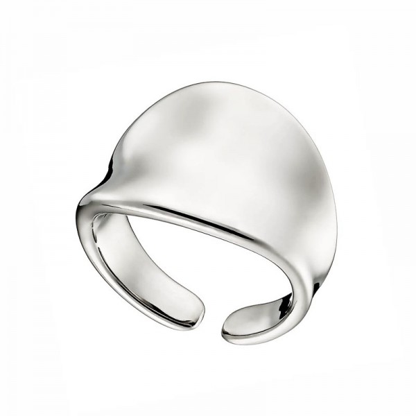 Ατσάλινο δαχτυλίδι με ακανόνιστο σχήμα 