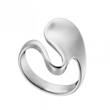 Ατσάλινο δαχτυλίδι με ακανόνιστο σχήμα