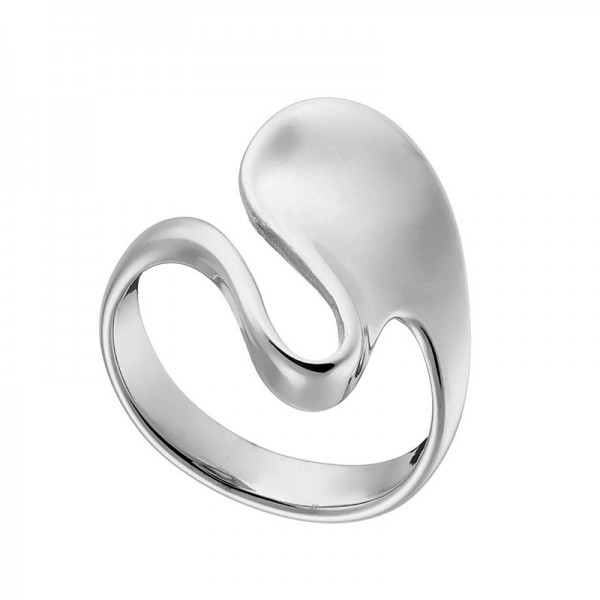 Ατσάλινο δαχτυλίδι με ακανόνιστο σχήμα