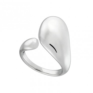 Ατσάλινο δαχτυλίδι με μοντέρνο σχήμα 