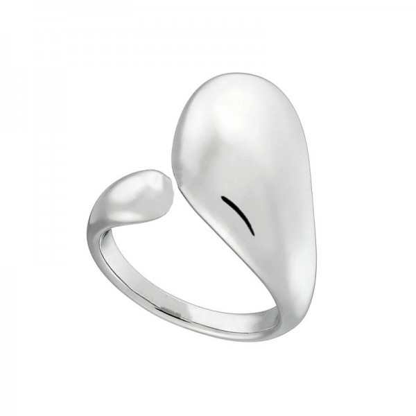 Ατσάλινο δαχτυλίδι με μοντέρνο σχήμα 