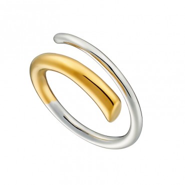 Ατσάλινο δίχρωμο δαχτυλίδι