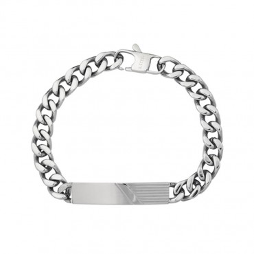 Ανδρική αλυσίδα-ταυτότητα από ανοξείδωτο ατσάλι 