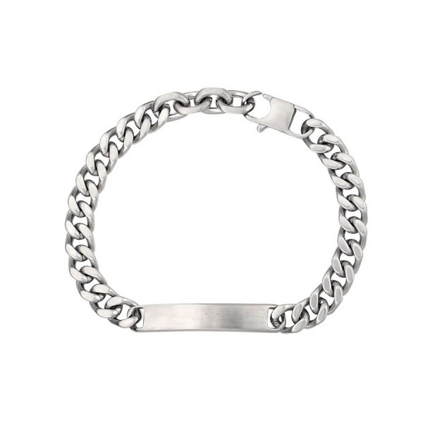 Ανδρική αλυσίδα - ταυτότητα για το χέρι από ανοξείδωτο ατσάλι 