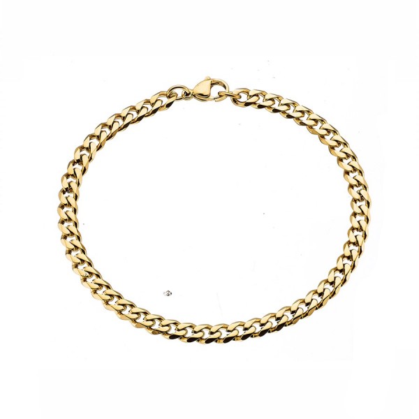 Ατσάλινη επιχρυσωμένη αλυσίδα για το χέρι