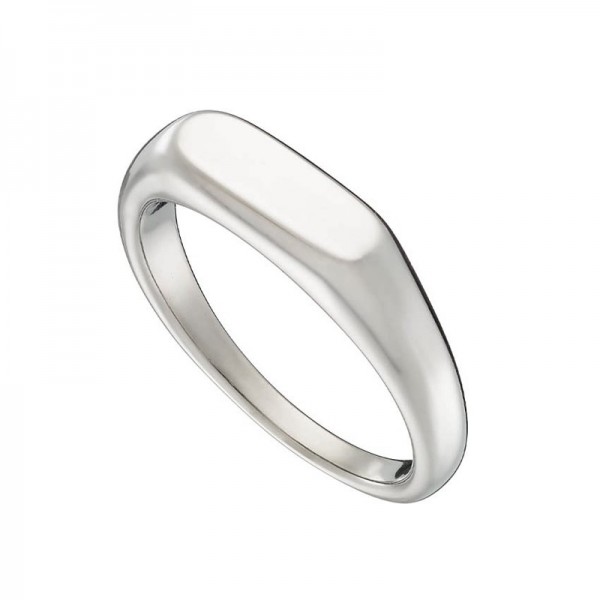 Ατσάλινο δαχτυλίδι με λουστρέ φινίρισμα 