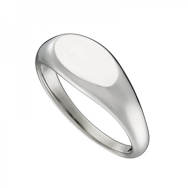 Ατσάλινο δαχτυλίδι με λουστρέ φινίρισμα