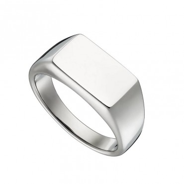 Ατσάλινο δαχτυλίδι με λουστρέ φινίρισμα