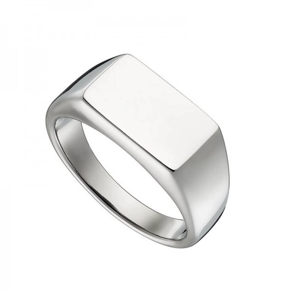 Ατσάλινο δαχτυλίδι με λουστρέ φινίρισμα
