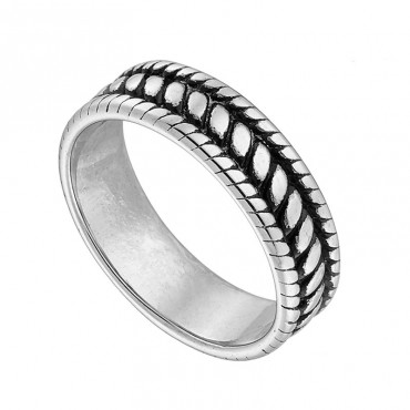 Ατσάλινο δαχτυλίδι με σκάλισμα