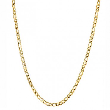 Ατσάλινη επιχρυσωμένη αλυσίδα (4mm) για το λαιμό