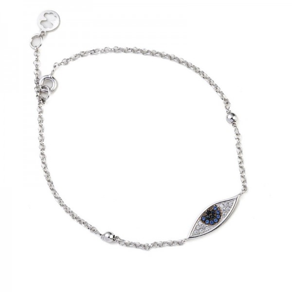 Ασημένιο βραχιόλι με μάτι 