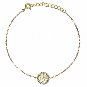 Ασημένιο βραχιόλι με το δέντρο της ζωής