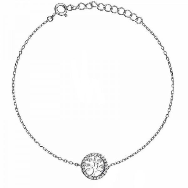 Ασημένιο βραχιόλι με το δέντρο της ζωής
