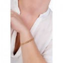 Ασημένιο βραχιόλι - αλυσίδα