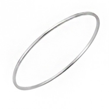 Ασημένιο σταθερό βραχιόλι - βέργα Ασημένιο σταθερό βραχιόλι - βέργα