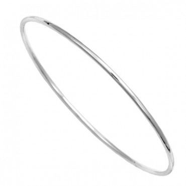 Ασημένιο βραχιόλι βέργα με λουστρέ φινίρισμα Ασημένιο βραχιόλι βέργα με λουστρέ φινίρισμα