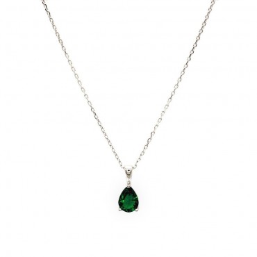 Κολιέ με πέτρα σε σχήμα σταγόνας