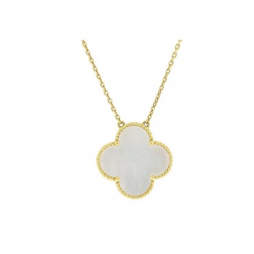 Ασημένιο και επιχρυσωμένο κολιέ με ημιπολύτιμη πέτρα φίλντισι