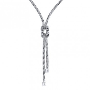Ασημένιο κολιέ με τον κόμπο του Ηρακλή