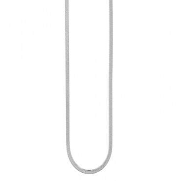 Ασημένια αλυσίδα (snake) με λουστρέ φινίρισμα Ασημένια αλυσίδα (snake) με λουστρέ φινίρισμα