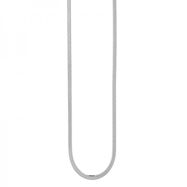 Ασημένια αλυσίδα (snake) με λουστρέ φινίρισμα 