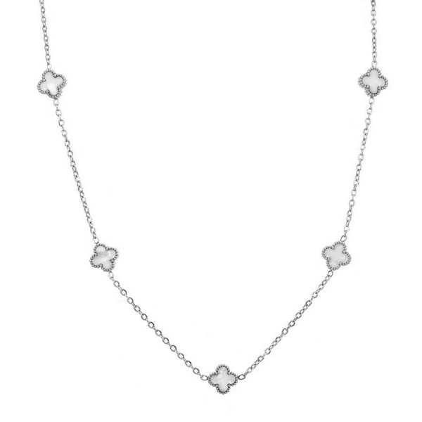 Ασημένια αλυσίδα με πέντε σταυρούς από φίλντισι