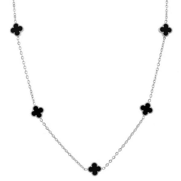 Ασημένια αλυσίδα με οχτώ σταυρούς από όνυχα