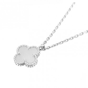 Ασημένιο κολιέ με πέτρα φίλντισι