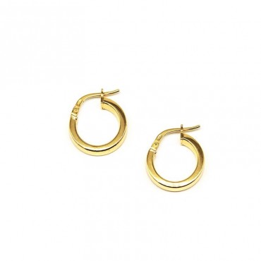 Ασημένιοι και επιχρυσωμένοι μικροί κρίκοι