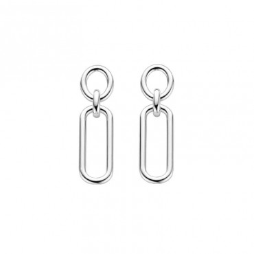 Ασημένια κρεμαστά σκουλαρίκια 