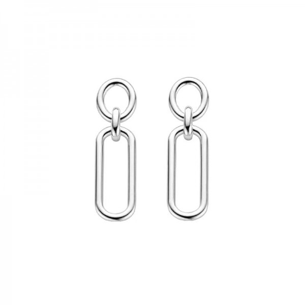 Ασημένια κρεμαστά σκουλαρίκια 