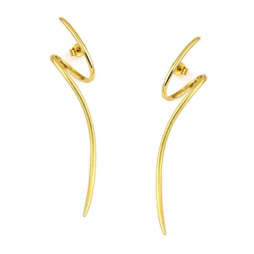 Ασημένια χειροποίητα σκουλαρίκια