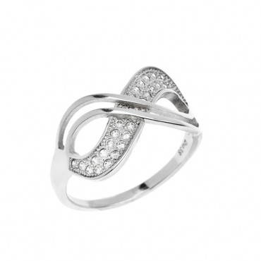 Ασημένιο δαχτυλίδι με το άπειρο 