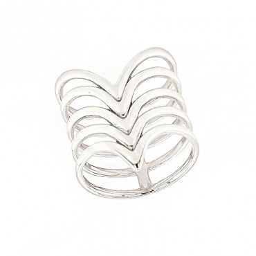 Ασημένιο φαρδύ δαχτυλίδι με λουστρέ φινίρισμα Ασημένιο φαρδύ δαχτυλίδι με λουστρέ φινίρισμα