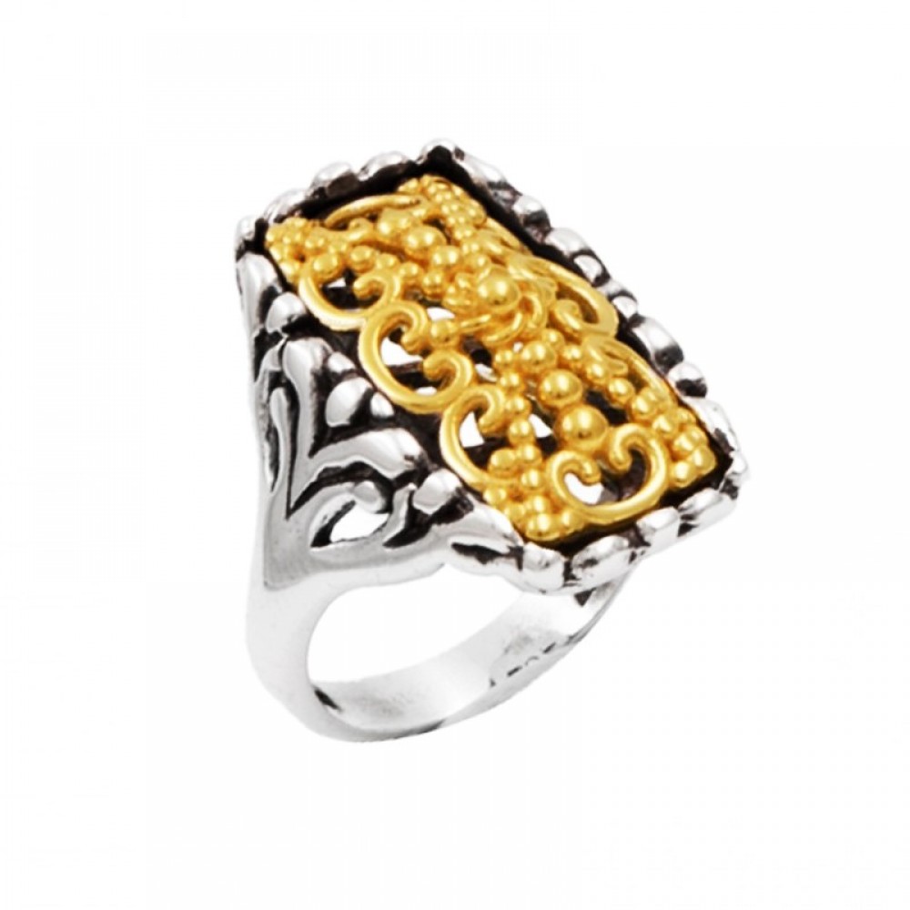 Ασημένιο βυζαντινό δαχτυλίδι χειροποίητο με ορθογώνιο σχήμα Ασημένιο βυζαντινό δαχτυλίδι χειροποίητο με ορθογώνιο σχήμα