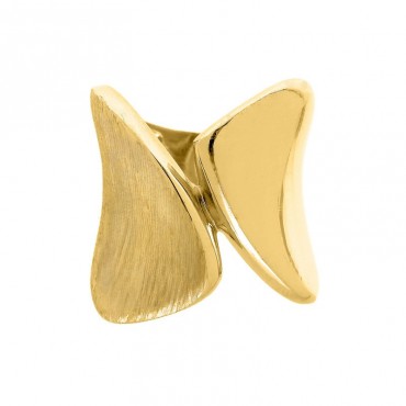 Ασημένιο και επιχρυσωμένο χειροποίητο δαχτυλίδι Ασημένιο και επιχρυσωμένο χειροποίητο δαχτυλίδι