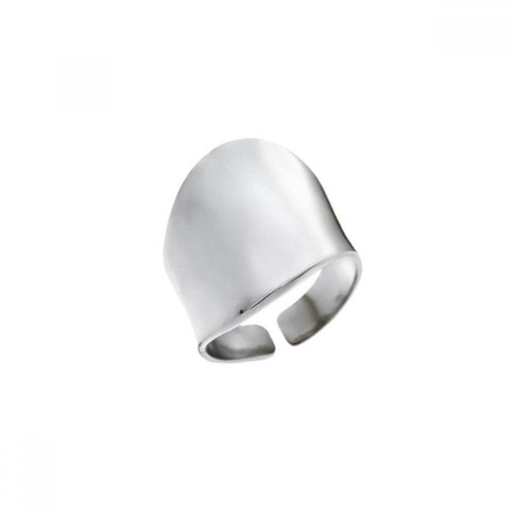 Ασημένιο φαρδύ δαχτυλίδι με λουστρέ φινίρισμα για το μικρό δάχτυλο (chevalier) Ασημένιο φαρδύ δαχτυλίδι με λουστρέ φινίρισμα για το μικρό δάχτυλο (chevalier)