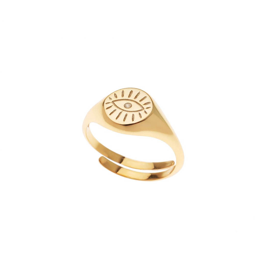 Ασημένιο δαχτυλίδι για το μικρό δάχτυλο με χαραγμένο σχέδιο μάτι Ασημένιο δαχτυλίδι για το μικρό δάχτυλο με χαραγμένο σχέδιο μάτι
