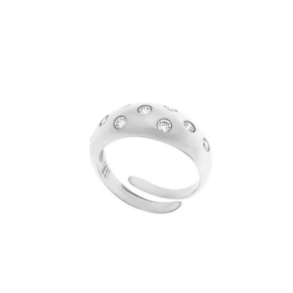 Ασημένιο δαχτυλίδι με πέτρες για το μικρό δάχτυλο Ασημένιο δαχτυλίδι με πέτρες για το μικρό δάχτυλο