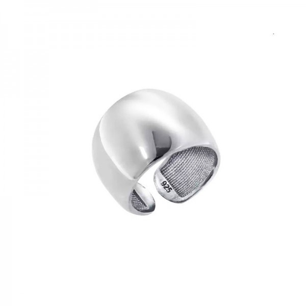 Ασημένιο δαχτυλίδι για το μικρό δάχτυλο (σεβαλιέ) με λουστρέ επιφάνεια 