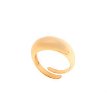 Ασημένιο επιχρυσωμένο δαχτυλίδι για το μικρό δάχτυλο